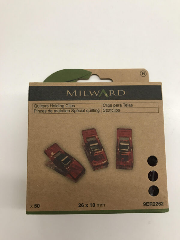 MILWARD QUILTERS HOLDING CLIPS