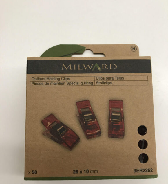 MILWARD QUILTERS HOLDING CLIPS